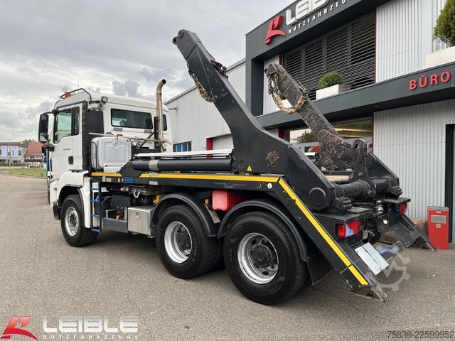 Camião basculante MAN TGS 26.440 6x4 BL*Hyva Absetzer*AP-Achsen