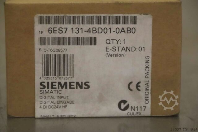 Elektroniska moduler ET 200S 5 stycken Siemens 6ES7 131-4BD01-OABO