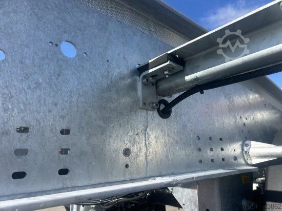 Pótkocsi WEB TRAILER ABROLLANHäNGER VERZINKT ARA18 SCHLITTEN CONTAINER FAHRGESTELL