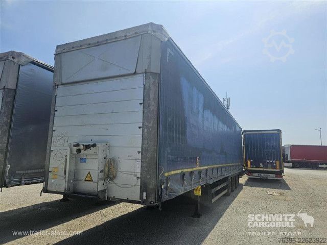 Semi-reboque aberto com lona Schmitz Cargobull Semitrailer Curtainsider Mega