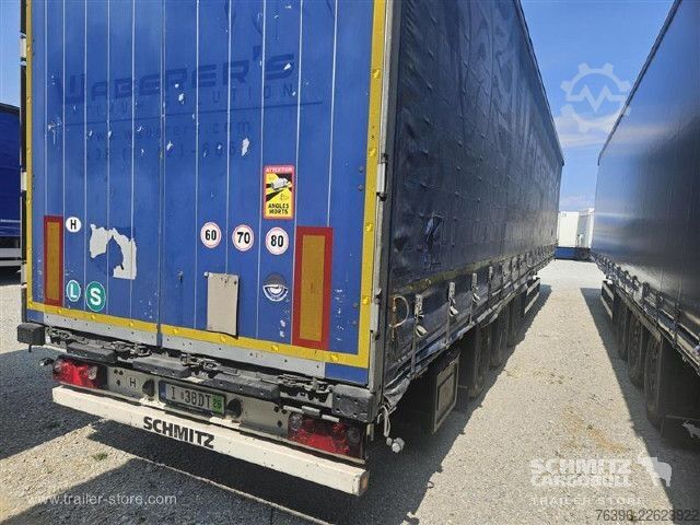 Semi-reboque aberto com lona Schmitz Cargobull Semitrailer Curtainsider Mega