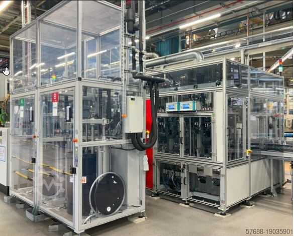 Máquina de montaje Batteriemontageanlage Montiermaschine