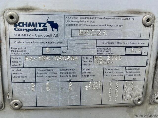  Schmitz Cargobull SAF AXLES, LIFT AXEL, DISC BRAKES, AIR SUSPENSION