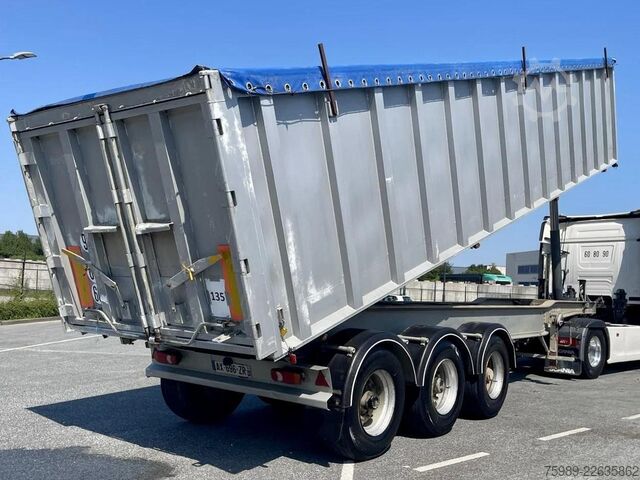 Teherautó Fruehauf grain transport 46m 3 3 axels , ABS