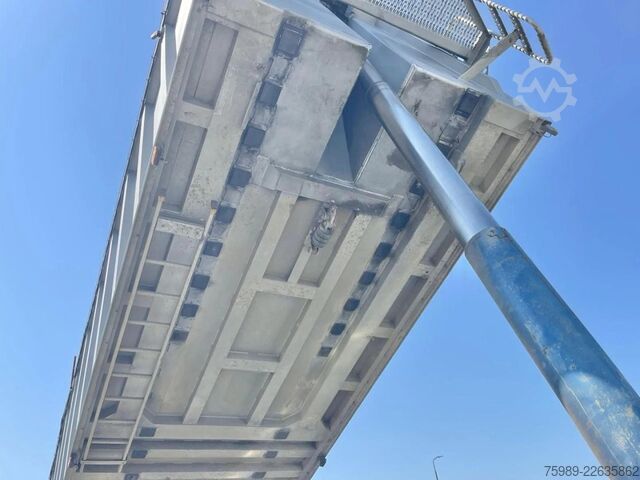 Teherautó Fruehauf grain transport 46m 3 3 axels , ABS