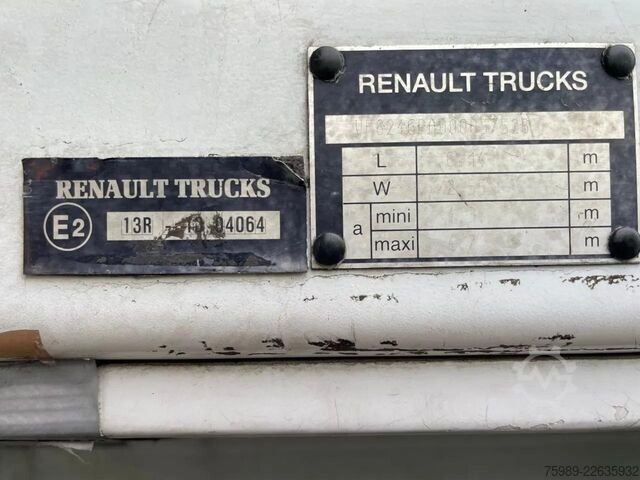 Standard-SZM Renault Premium 460 2 FUEL TANK,  FRIGO, EURO 5