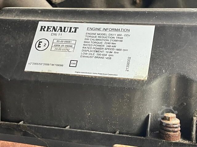 Standard-SZM Renault Premium 460 2 FUEL TANK,  FRIGO, EURO 5