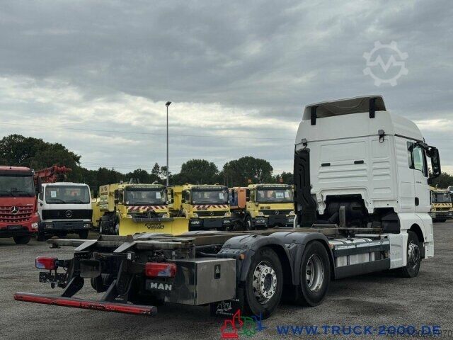 Felépítménycserélő teherautó MAN TGX 26.480 XLX Haus Bett hydr Hub Multi Wechsler