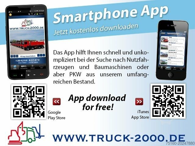 Wissellaadbak-oplegger Krone AZ18 Box Carrier - Luft - BPW Achsen