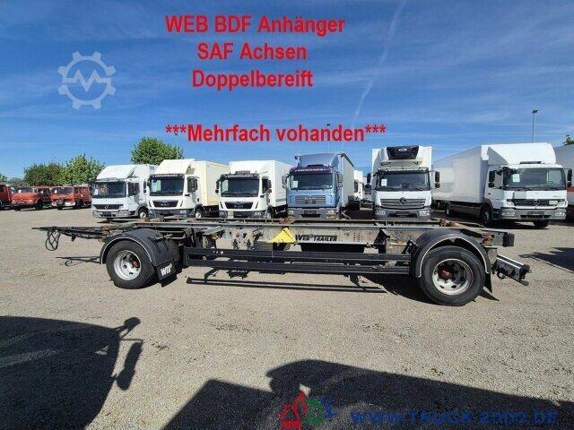 Lastväxlarsläp Web-Trailer 18 Box Carrier - Luft - SAF Achsen