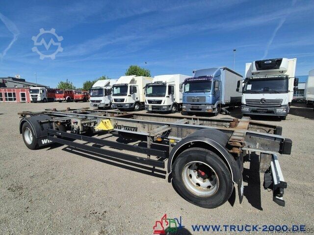 Cserélhető alvázas pótkocsi Web-Trailer 18 Box Carrier - Luft - SAF Achsen