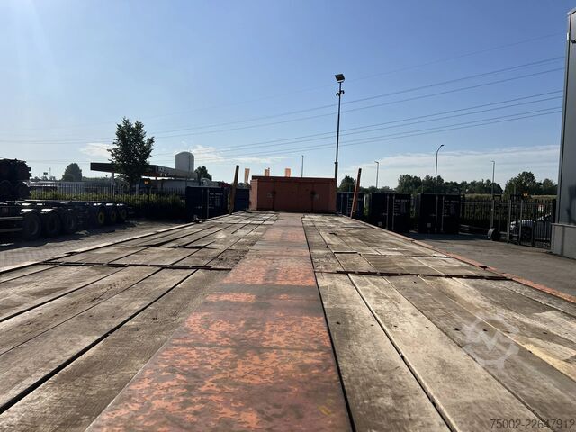 Platform aanhanger Nooteboom OVB-73-04, 73 tons Ballast trailer, 4 axles, 3 ...