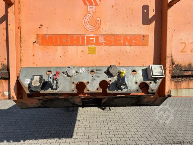 Platform aanhanger Nooteboom OVB-73-04, 73 tons Ballast trailer, 4 axles, 3 ...