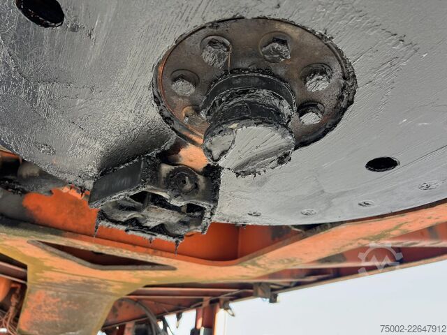 Platform aanhanger Nooteboom OVB-73-04, 73 tons Ballast trailer, 4 axles, 3 ...