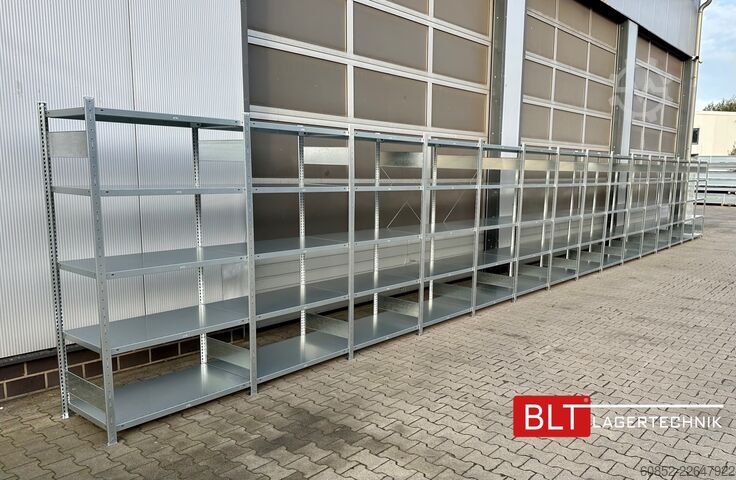  ca. 60,06 lfm. Fachbodenregale META H: 200 cm T: 60 cm , 150 kg pro Ebene