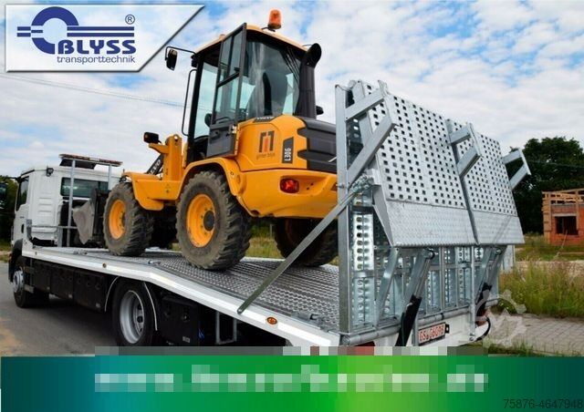 Autószállító teherautó MAN TGM 15.290 Maschinentransporter