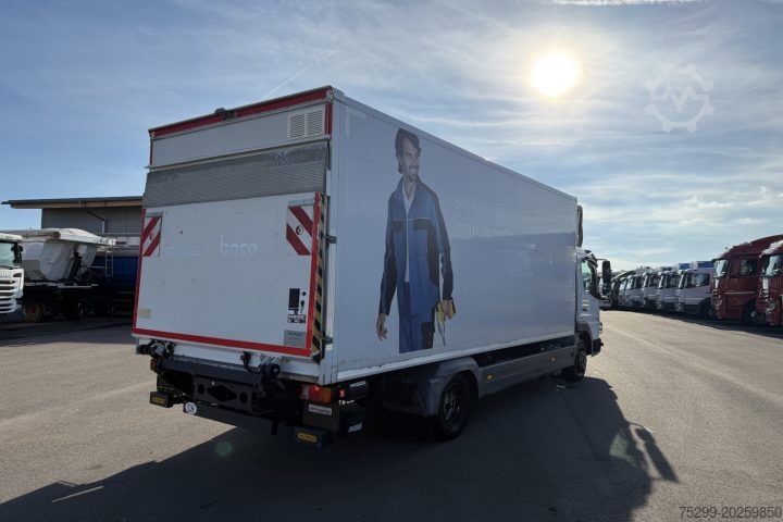Box truck Mercedes-Benz Atego 818 Koffer mit HB / Swiss-Vehicle