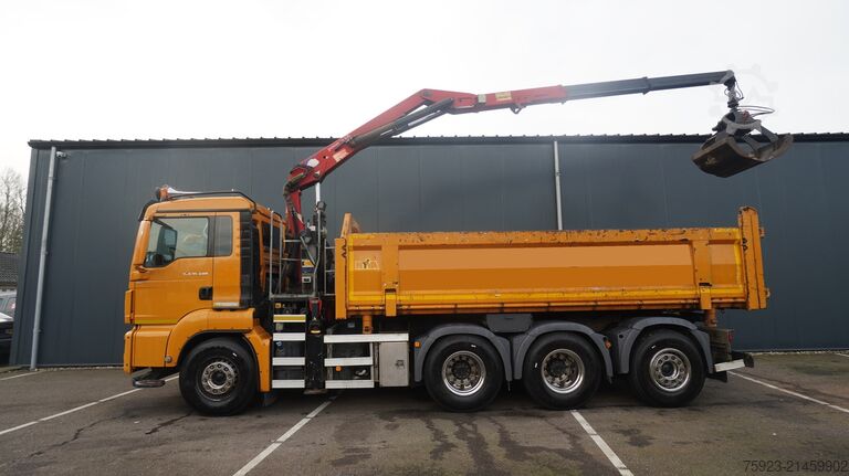 Kranbil MAN TGS 35.440 8X4 2 SIDE TIPPER WITH HMF Z 1943 CR...