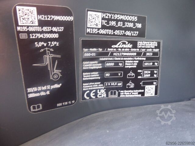 Elektro 4 Rad-Stapler Linde E60-01