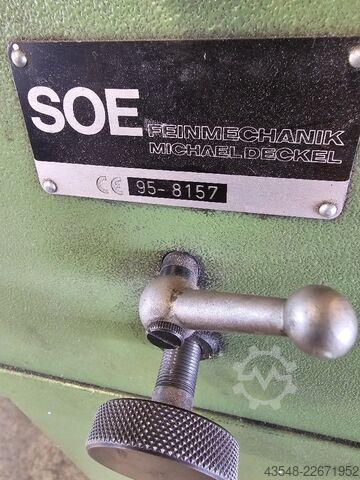 Stichelschleifmaschine DECKEL SOE