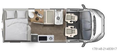 Kamper Eura Mobil Van 595 HB