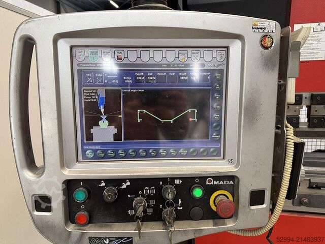 Hydrauliska kantpressar Amada HFP 130 ton x 4100 mm CNC