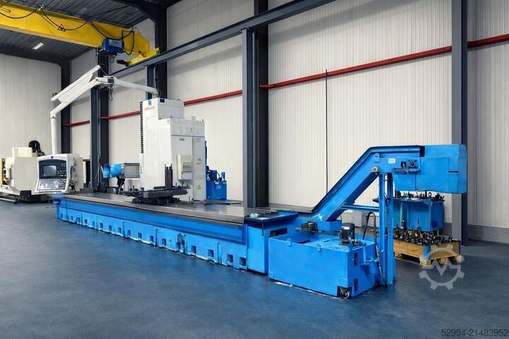 Sängfräs med rörlig pelare & CNC Soraluce SL8000 X: 6500 - Y: 1600 - Z: 900 mm CNC