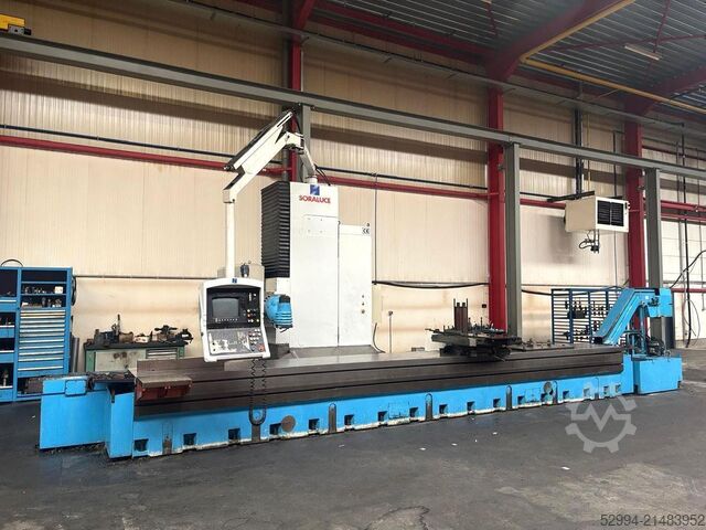 Sängfräs med rörlig pelare & CNC Soraluce SL8000 X: 6500 - Y: 1600 - Z: 900 mm CNC