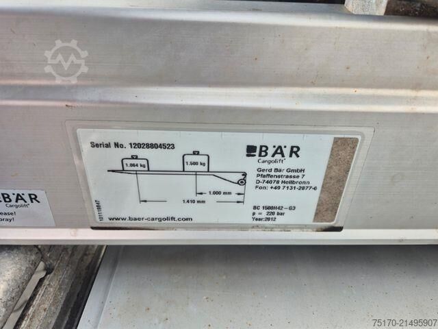 Fahrgestell mit Fahrerhaus Iveco Stralis AT190S31/FP CM BDF LBW unterfaltbar AHK