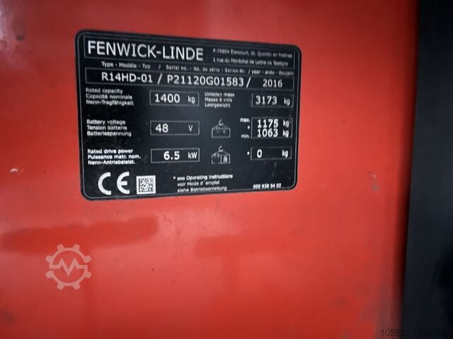 Álló targonca Linde R14HD-01