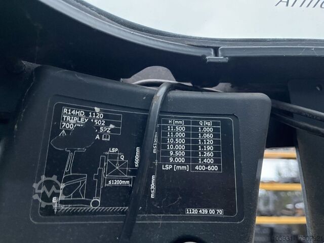 Álló targonca Linde R14HD-01