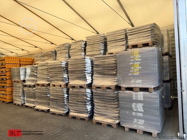 Estantería modular ca. 8,06 lfm. Fachbodenregale META Clip, H: 250 cm , T: 40 cm , 100 kg pro Ebene