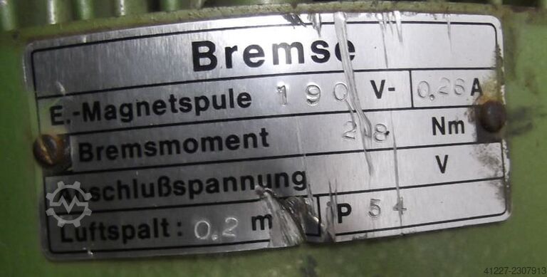 Tandwielmotor 1,5 kW 170 tpm Nord RF90L/4W-BB2,8