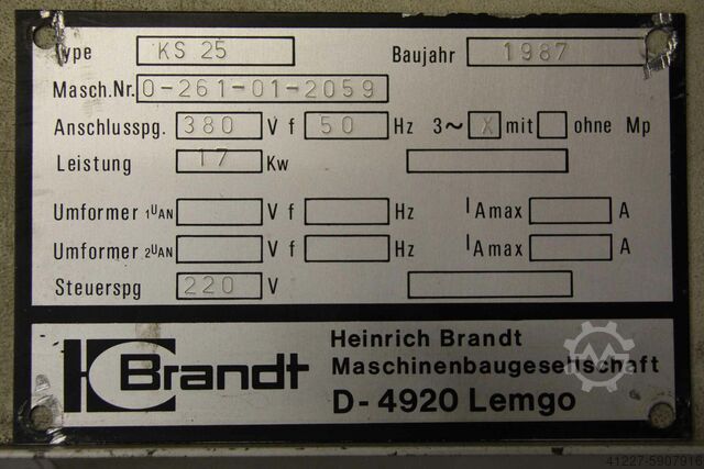 Edge banding unit Brandt BRANDT KS 25
