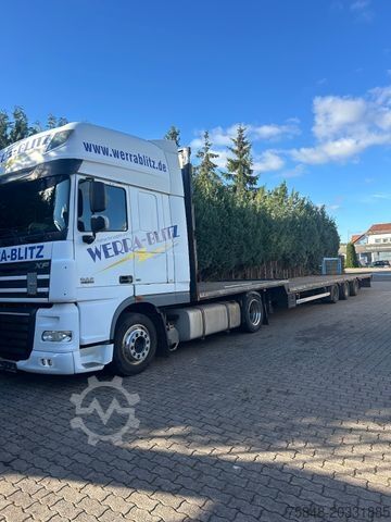 Alacsony rakfelületű félpótkocsi KOTSCHENREUTHER STL 324-Bereifung 215/75R17,5-Lenkachse