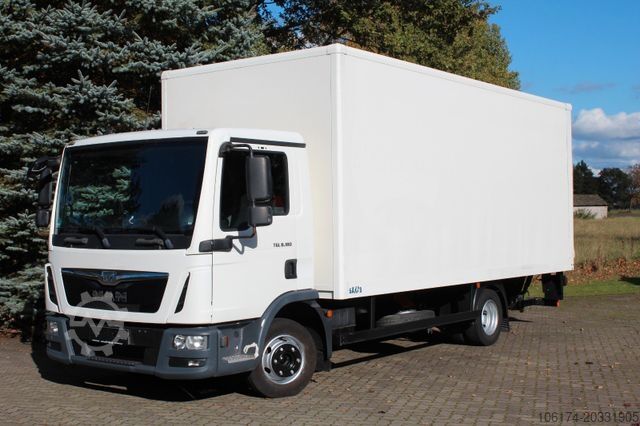 Furgon skrzyniowy MAN TGL 8.180 BL Koffer LBW AHK 3 Sitze  Euro6