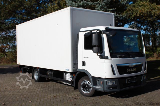 Furgon skrzyniowy MAN TGL 8.180 BL Koffer LBW AHK 3 Sitze  Euro6