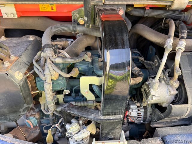 Minikotró KUBOTA KX080-4 / ZSA / 3 x Löffel / VAH / Deutsch