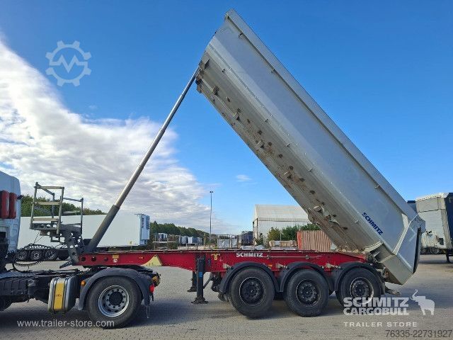 Semi-reboque basculante Schmitz Cargobull Tipper Steel half pipe body 24m³