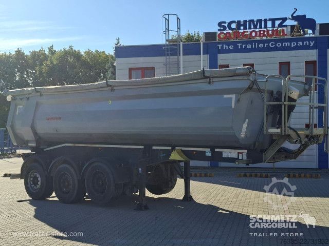 Semi-reboque basculante Schwarzmüller Tipper Steel half pipe body 24m³