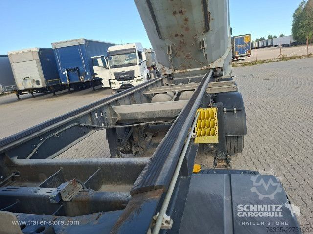 Semi-reboque basculante Schwarzmüller Tipper Steel half pipe body 24m³