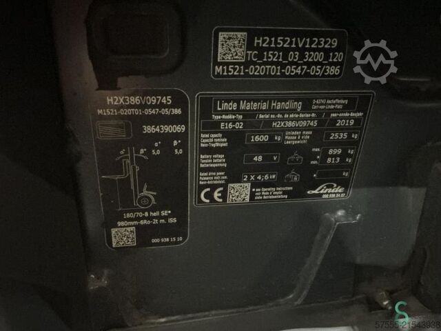 Empilhador Linde E16-02