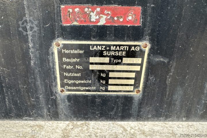 Semi-remorque citerne  T 12 1-Kammer