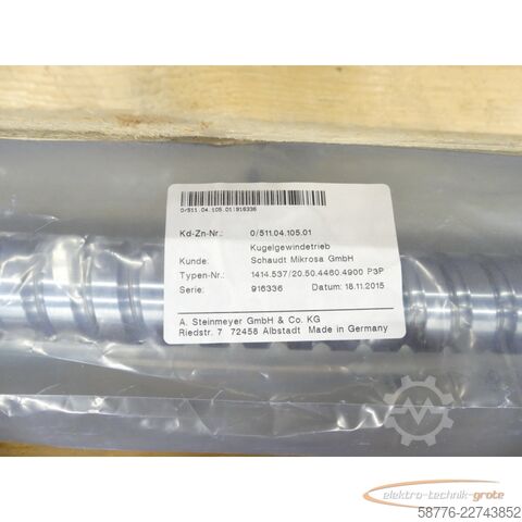 Komponent Steinmeyer für Schaudt Mikrosa 1414.537 P3P Kugelgewindetrieb - ! -