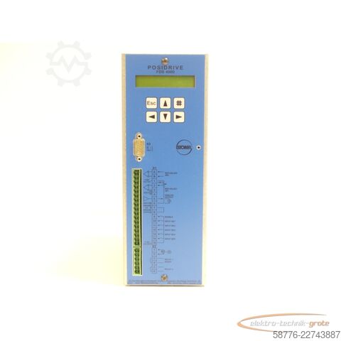 Komponent Stöber FDS-4040 / BLP Posidrive Frequenzumrichter SN:8764068 - ! -