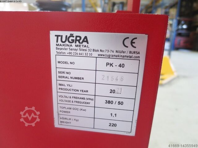 Profiel-Ring Buigmachine TUGRA PK 40