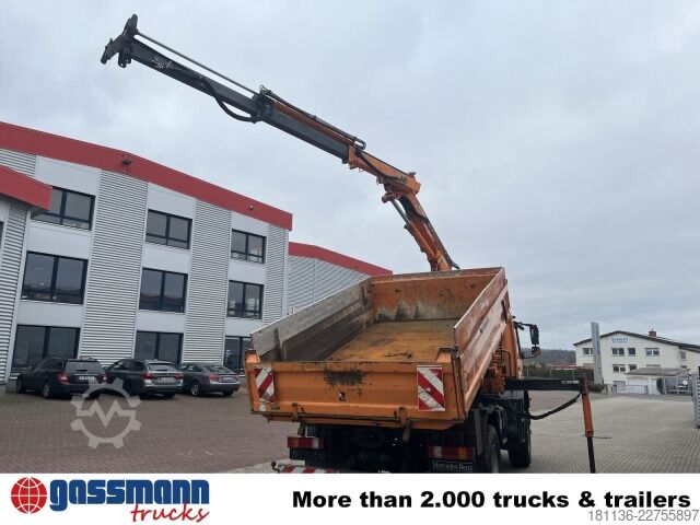 Billenő teherautó Mercedes-Benz Axor 1829 AK 4x4, Winterdienstausstattung, Kran
