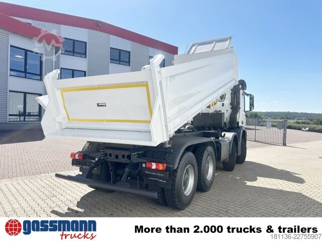 Billenő teherautó Mercedes-Benz Arocs 4142/48 K 8x4/4, Meiller Bordmatik links