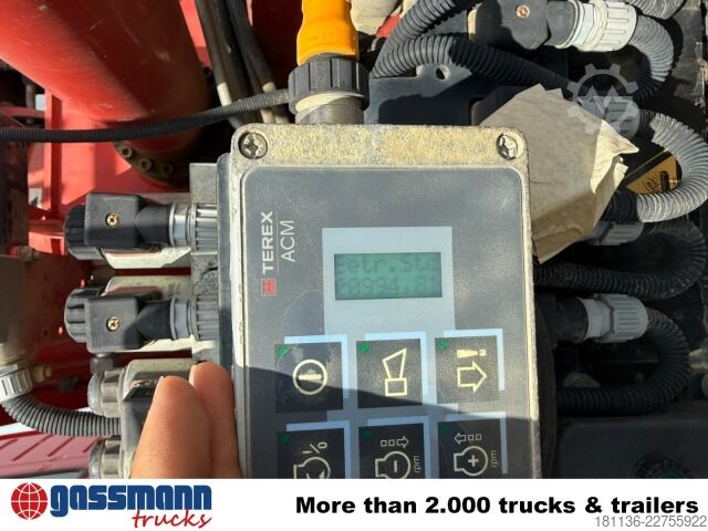 Billenő teherautó Volvo FMX 500 6x4, EEV, Terex Kran 240.2E-A3, Funk,
