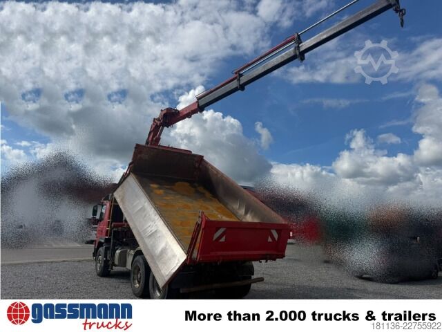 Billenő teherautó Volvo FMX 500 6x4, EEV, Terex Kran 240.2E-A3, Funk,